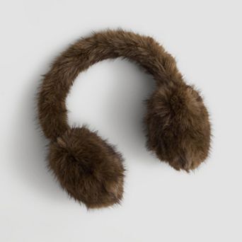 Women's LC Lauren Conrad Long Pile Faux Fur Earmuffs