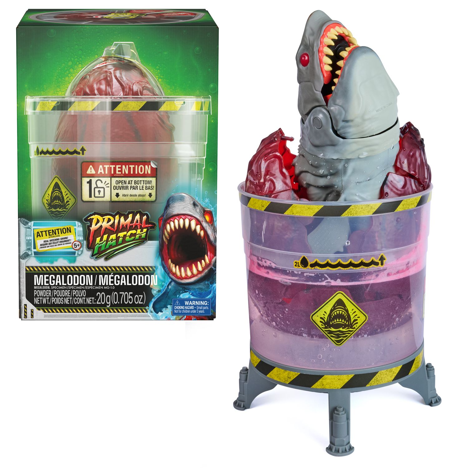 Детские фигурки Spin Master Primal Hatch Megalodon Hatching Egg Interactive Shark Toy