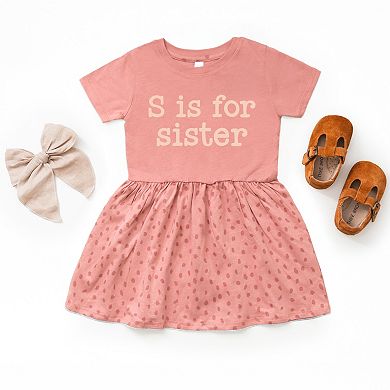 The Juniper Shop S Is For Sister Infant Dress