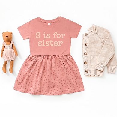 The Juniper Shop S Is For Sister Infant Dress