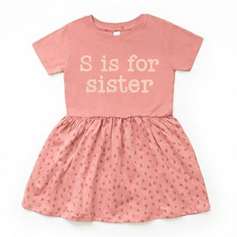 The Juniper Shop S Is For Sister Infant Dress