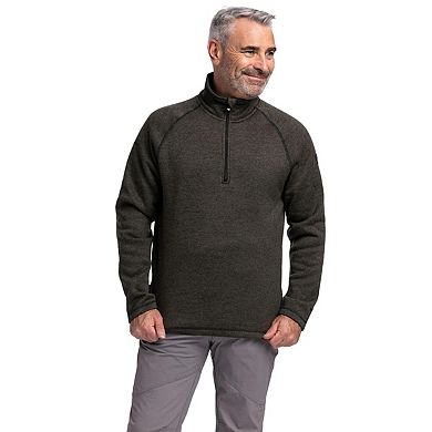 Trespass Mens Corsham Marl Half Zip Fleece Top