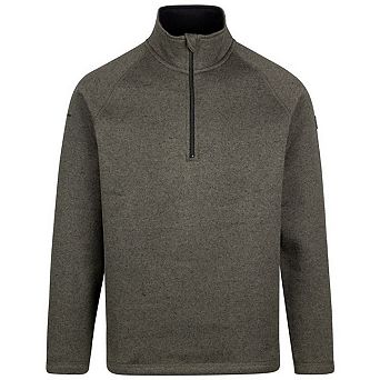 Trespass Mens Corsham Marl Half Zip Fleece Top