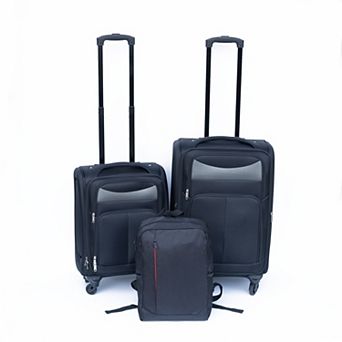 Merax Premium Softside Luggage with High Density Oxford Cloth & Silent 360° Spinner Wheels