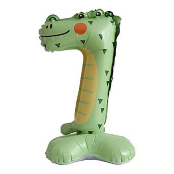 Standing Animal Print Foil Decoration for Party Colorful 1 pc