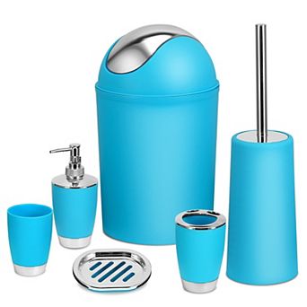6 pc Bathroom Accessories Set