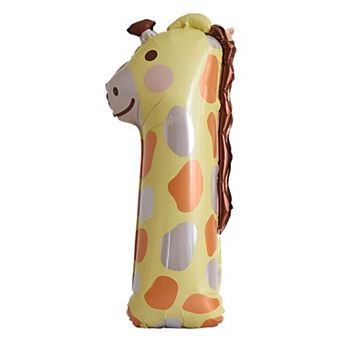 Animal Print Number Balloon for Party Colorful 1 pc