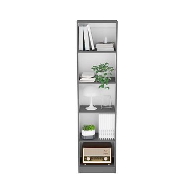 Vinton XS Bookcase Compact Bookshelf with Multiple Shelves