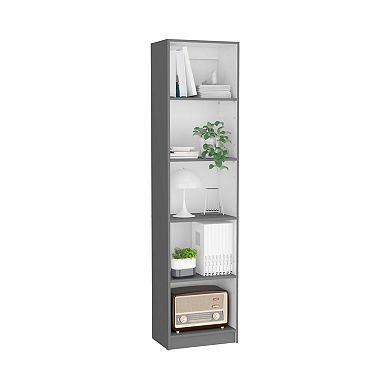 Vinton XS Bookcase Compact Bookshelf with Multiple Shelves