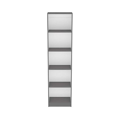 Vinton XS Bookcase Compact Bookshelf with Multiple Shelves