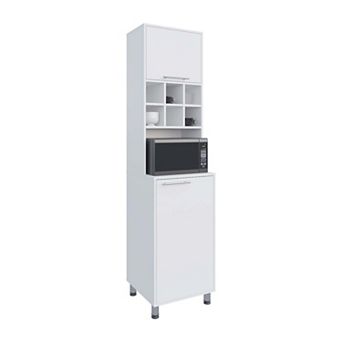 Ashford Kitchen Pantry, 2 Doors, 4 Legs, 8 Shelves