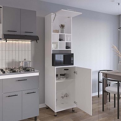 Ashford Kitchen Pantry, 2 Doors, 4 Legs, 8 Shelves