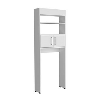 Atlas Over The Toilet Cabinet with Two Shelves and Double Door