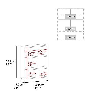 Colfax Medicine Cabinet, 2 Doors, 3 Shelves, 1 Mirror