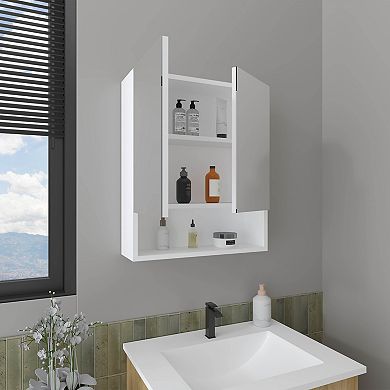 Colfax Medicine Cabinet, 2 Doors, 3 Shelves, 1 Mirror