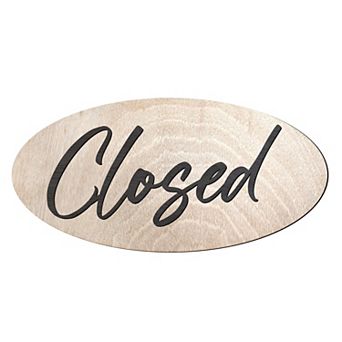 Closed Sign for Business, Boutique, Salon, Store sign, Custom business sign - 17"x8"