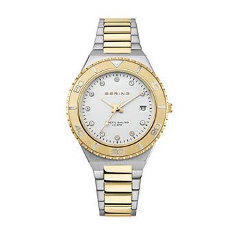 BERING Women's Classic Watc Two-Tone Stainless Link Bracelet Watch