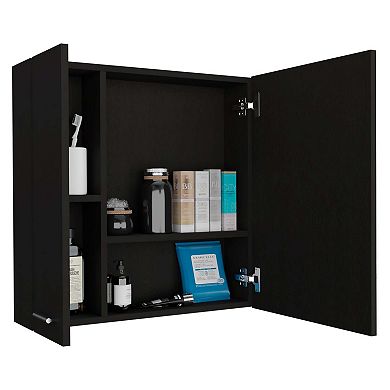 Harbor Medicine Double Door Cabinet,Four Interior Shelves