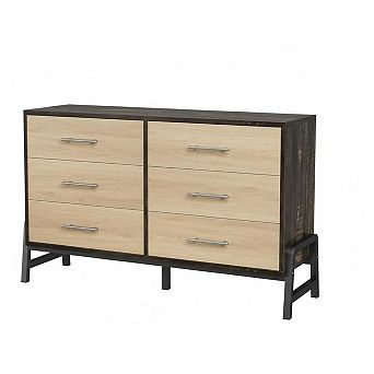 6 Dresser for Bedroom, 52 in Wide Drawer with Large Storage Space, Closet Storage Dresser Chest