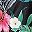 Green Leaf Pink Flower