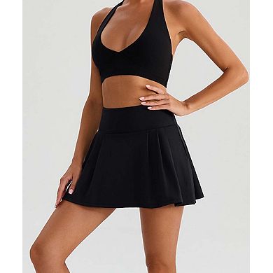 Women's High-Waisted Quick-Dry Skort for Sports