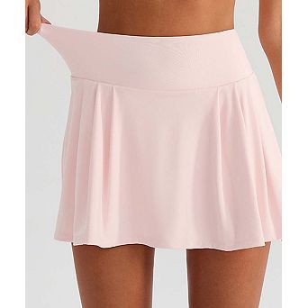 Women's High-Waisted Quick-Dry Skort for Sports