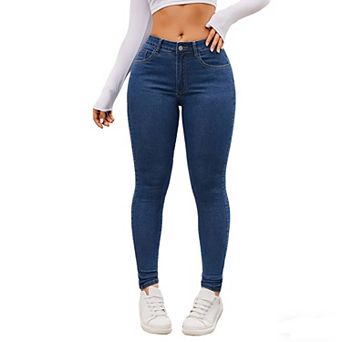 Women's High Waisted Skinny Jeans Stretch Denim Pants Lifting Slim Fit Pencil Pants for Casual Wear