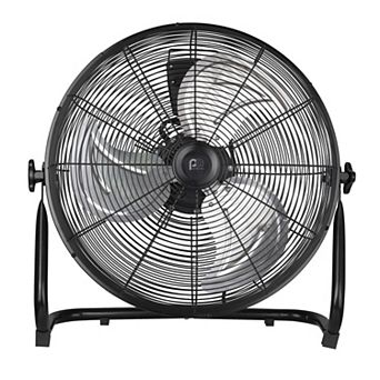 Perfect Aire 21.25 in H X 18 in D 3 speed High Velocity Floor Fan