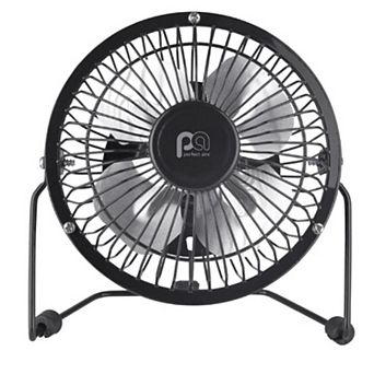 Perfect Aire 6 in H X 4 in D 1 speed Table Fan