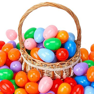 100-Pack Fillable Easter Eggs, Colorful Bright Plastic Easter Eggs Fillable