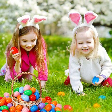 100-Pack Fillable Easter Eggs, Colorful Bright Plastic Easter Eggs Fillable