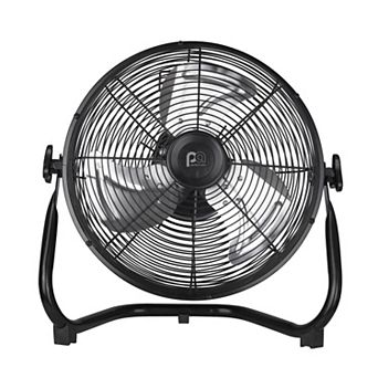 Perfect Aire 15.75 in H X 12 in D 3 speed High Velocity Floor Fan
