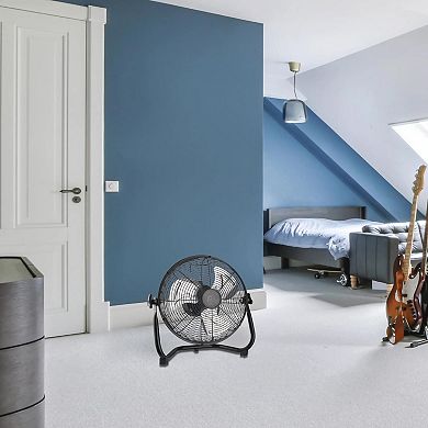 Perfect Aire 15.75 in. H X 12 in. D 3 speed High Velocity Floor Fan