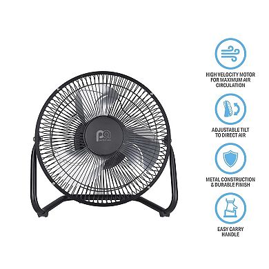 Perfect Aire 11.75 in. H X 9 in. D 2 speed High Velocity Fan