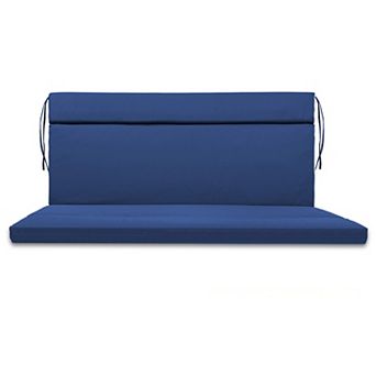 Outdoor Bench Cushions, Waterproof 48"x20" High-Resilience Loveseat Cushion for Patio Furniture