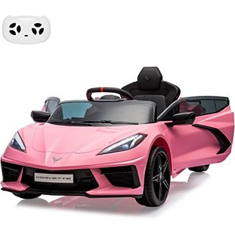 12V Kids Ride On Car Sports Licensed Corvette Electric Car Toy for Toddles with Remote Control