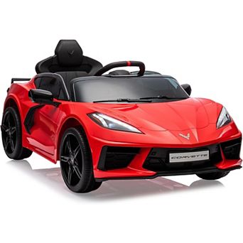 12V Kids Ride On Car Sports Licensed Corvette Electric Car Toy for Toddles with Remote Control