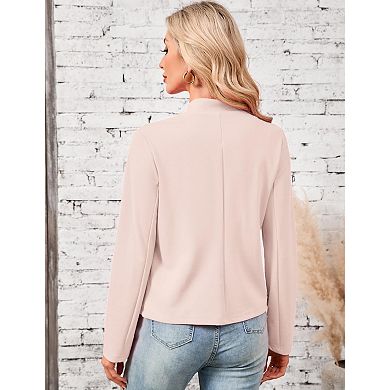 Women's Blazer Open Front Cardigan Long Sleeve Casual Jacket