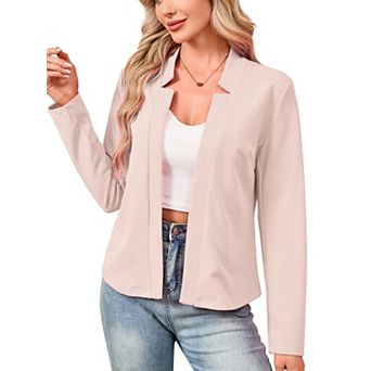 Women's Blazer Open Front Cardigan Long Sleeve Casual Jacket