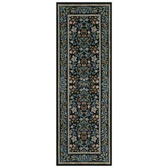 Garvee Boho Vintage Floral Printed Area Rug Machine Washable Non Slip Rug for Living Room Bedroom