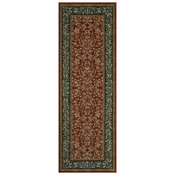 Garvee Boho Vintage Floral Printed Area Rug Machine Washable Non Slip Rug for Living Room Bedroom