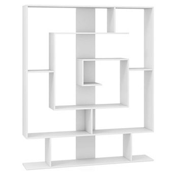 Costway 7 tier Bookshelf Geometric Bookcase with 2 Anti-Tipping Kits