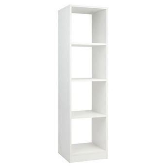 Costway 1 pc 56'' Tall Bookcase, Freestanding Bookshelf with 4 Open Cubes