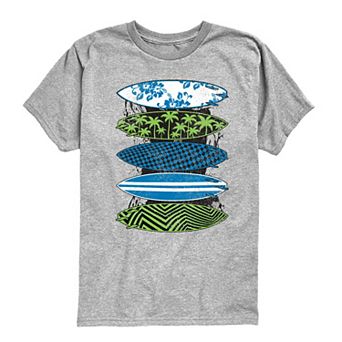 Boys 8-20 Surfboard Stack Graphic Tee