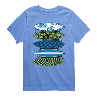 Boys 8-20 Surfboard Stack Graphic Tee