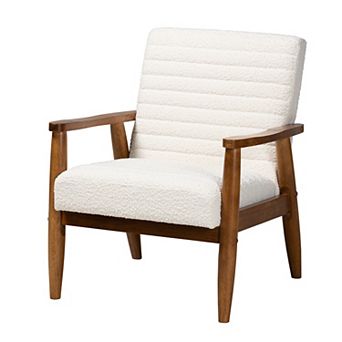 Baxton Studio Stratton Upholstered Arm Chair