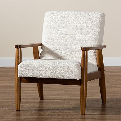 Baxton Studio Stratton Upholstered Arm Chair
