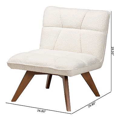 Baxton Studio Darielle Upholstered Accent Chair