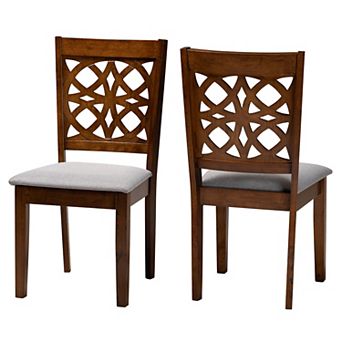 Baxton Studio Abigail 2 pc Dining Chair Set