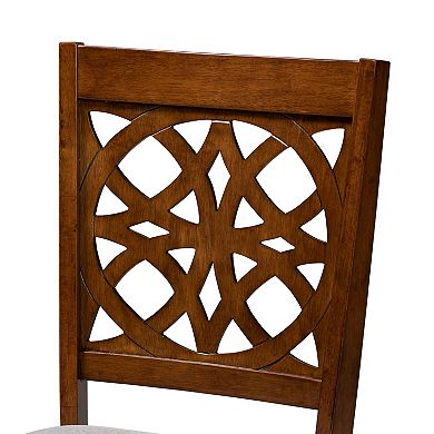 Baxton Studio Abigail 2-Piece Dining Chair Set